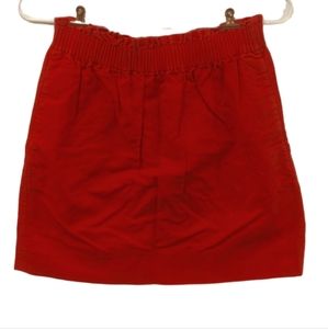 J Crew Factory women's faded wash mini skirt, size 0